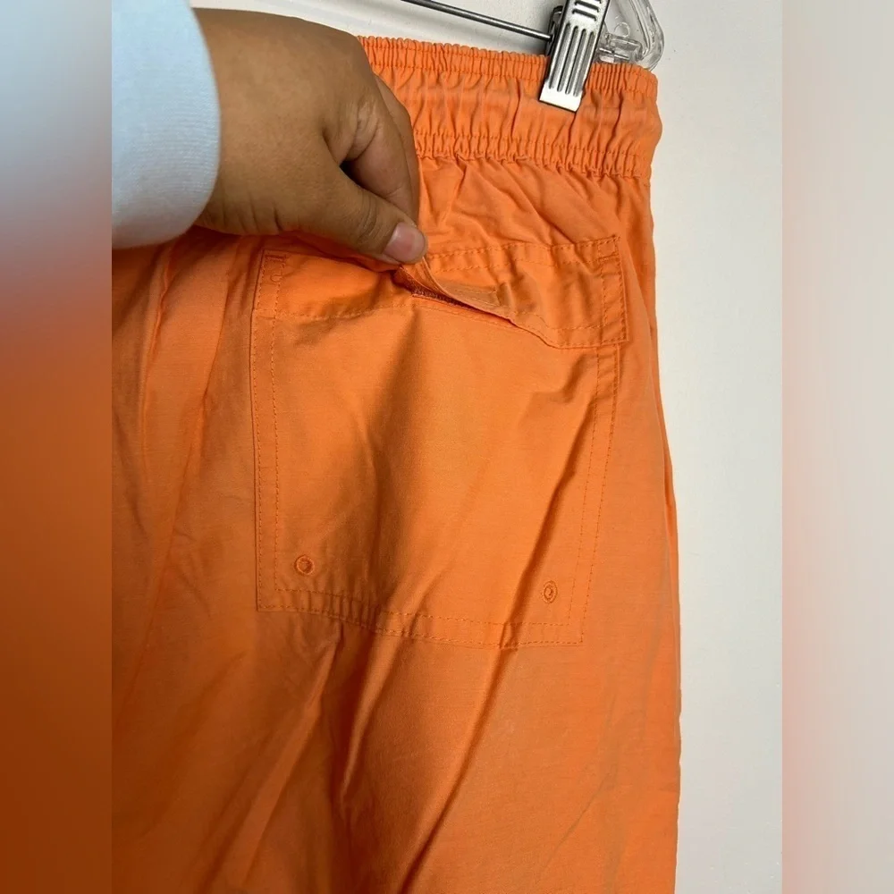 346 Brooks Brothers Shorts L Men Orange Swimming Outdoor Resort Vacation pull on
